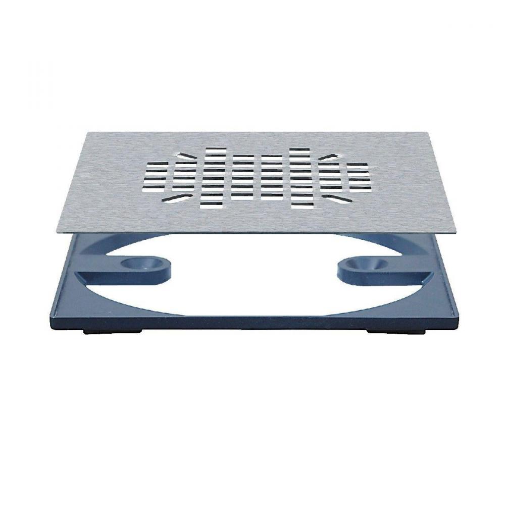 Strainer & Adapter Round to Square Satin Finish