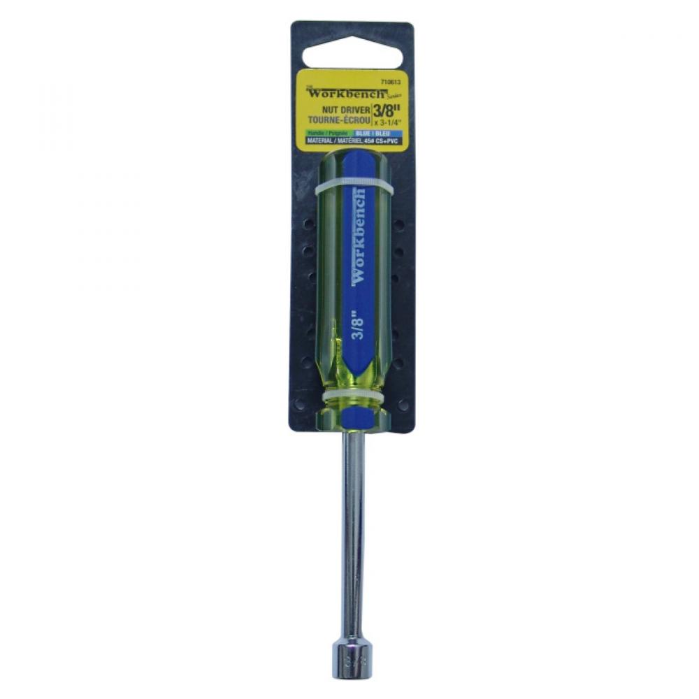 Nut Driver 3/8in x 3-¼in Blue handle 1per