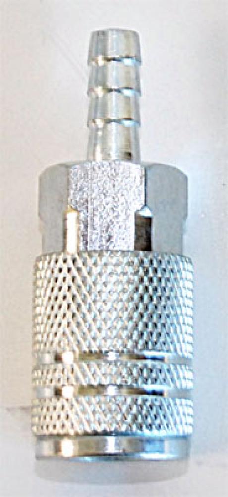 Quick Coupler Steel 1/4&#34; x 1/4&#34; Hose Barb