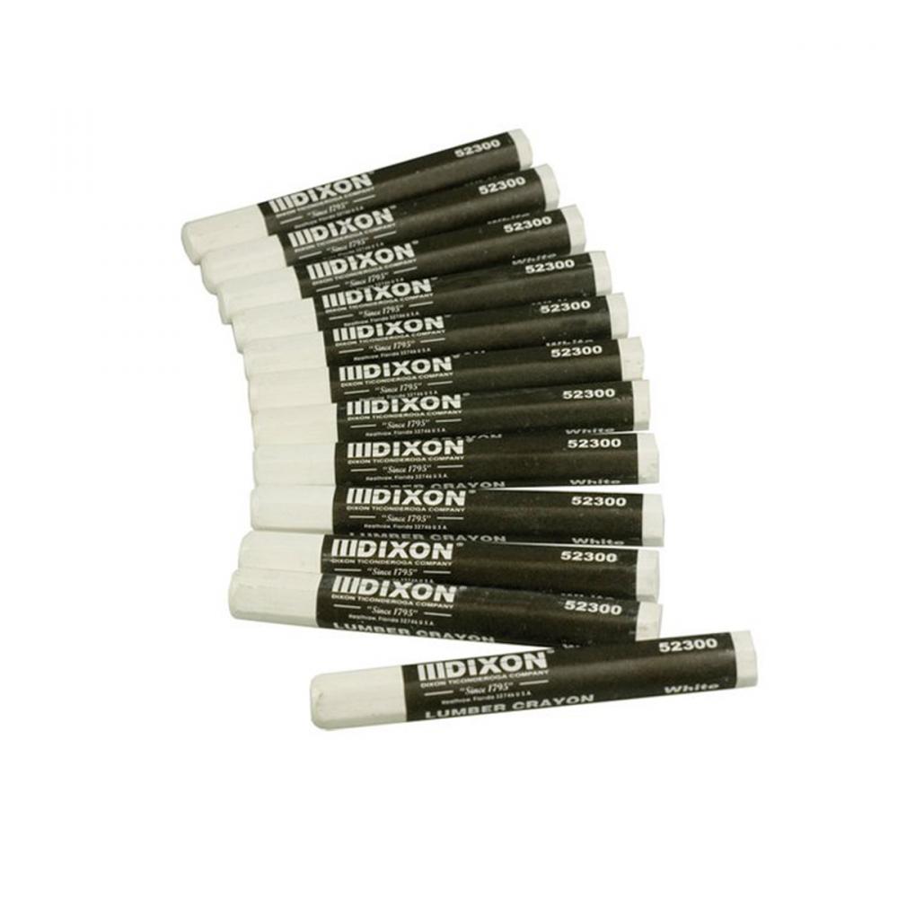 12Pk Lumber Crayon White #523