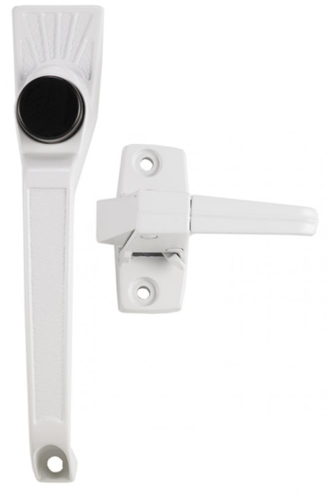 Classic Push Button Latch Set White Sk910W