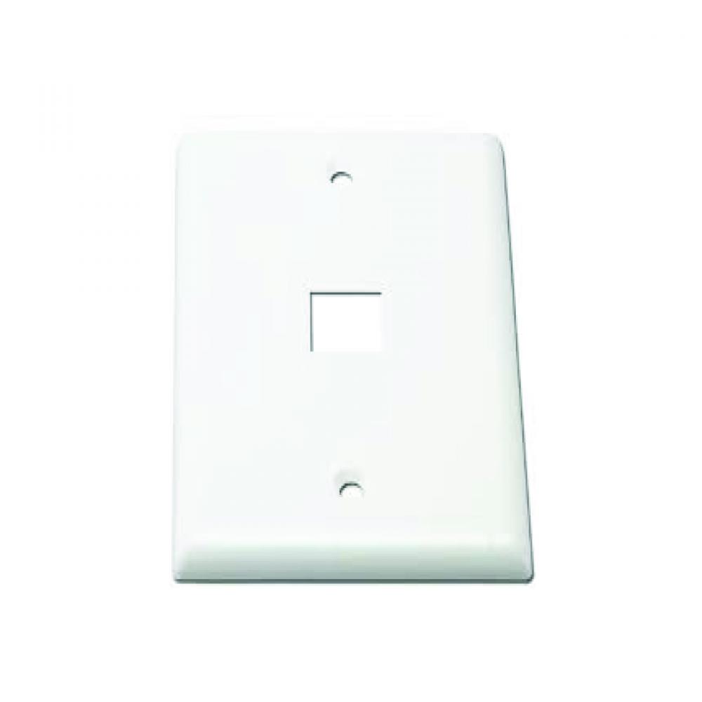 Wall Plate Phone Jack White