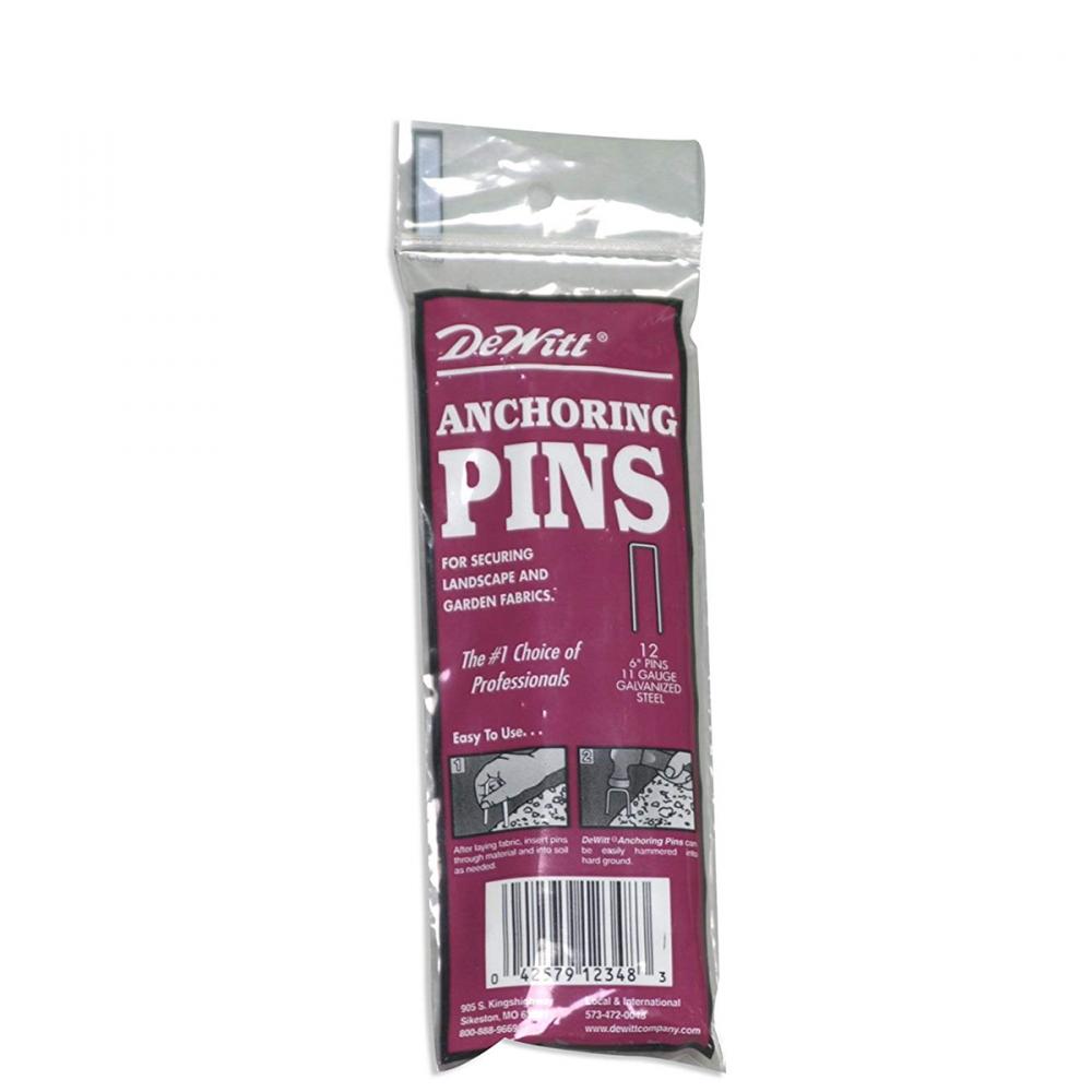 Anchor Pins for Landscape Fabric 6x1x6in 11Ga 12pk