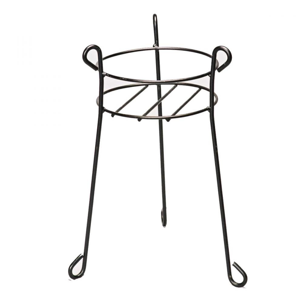 Plant Stand Wire Round 15x10in Black