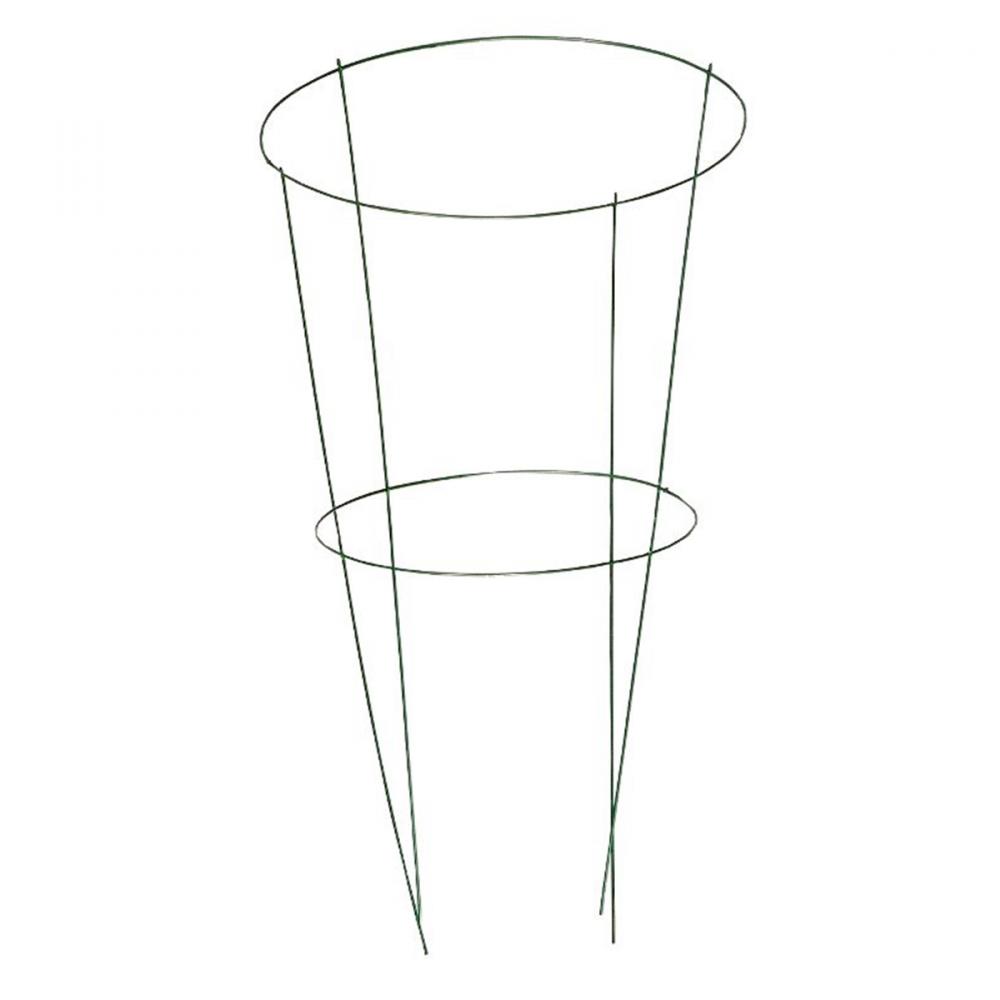 Heavy Duty Wire Peony Cage Galvanized 2-Ring 30x18&#34;