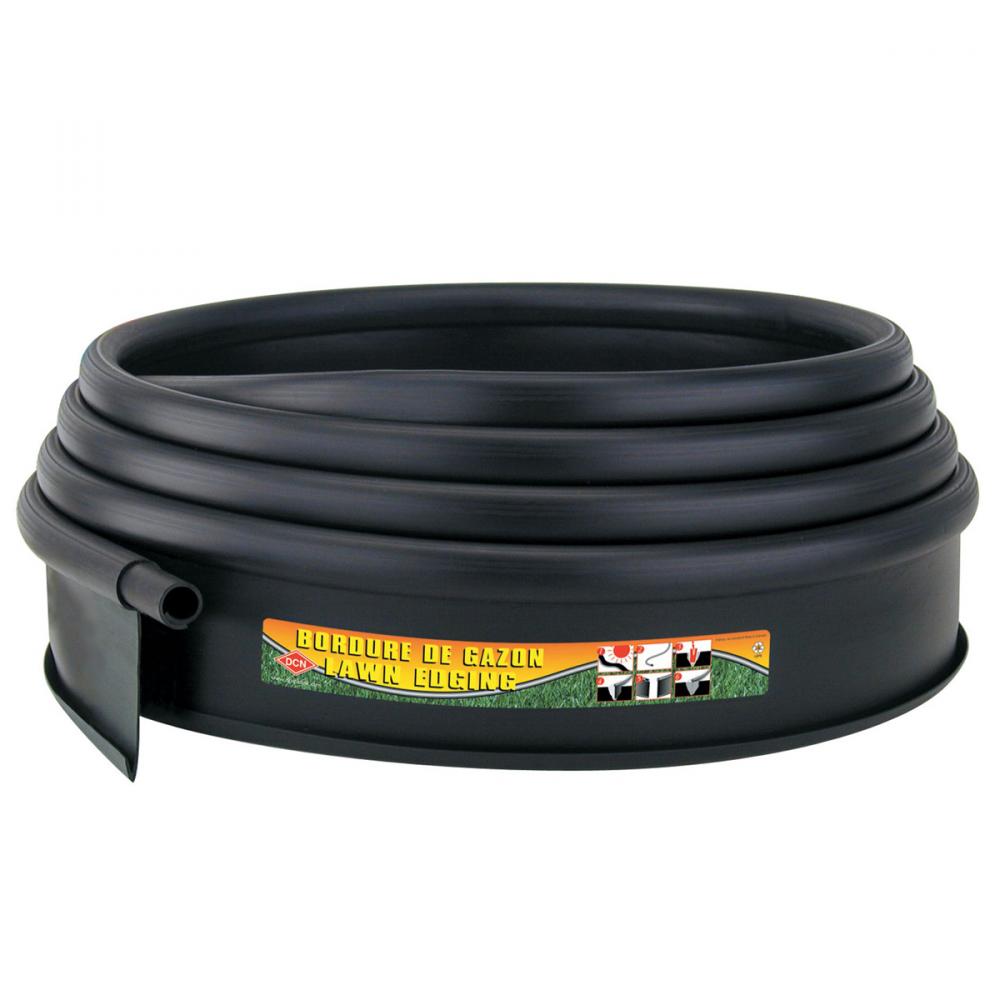 Lawn Edging Plastic Pro 4-1/2in  x20ft Black Bulk