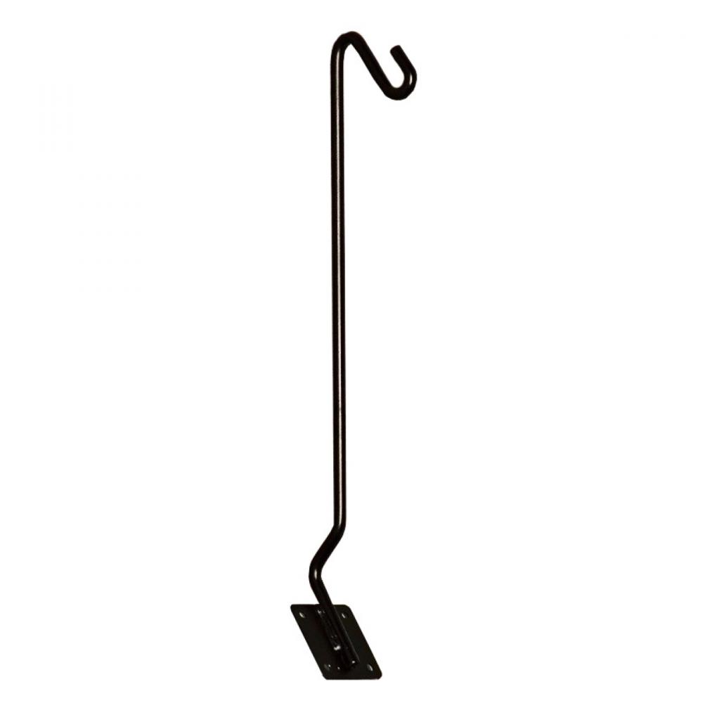 Wall Mount Angled Bracket for Hanging Basket 15in Black