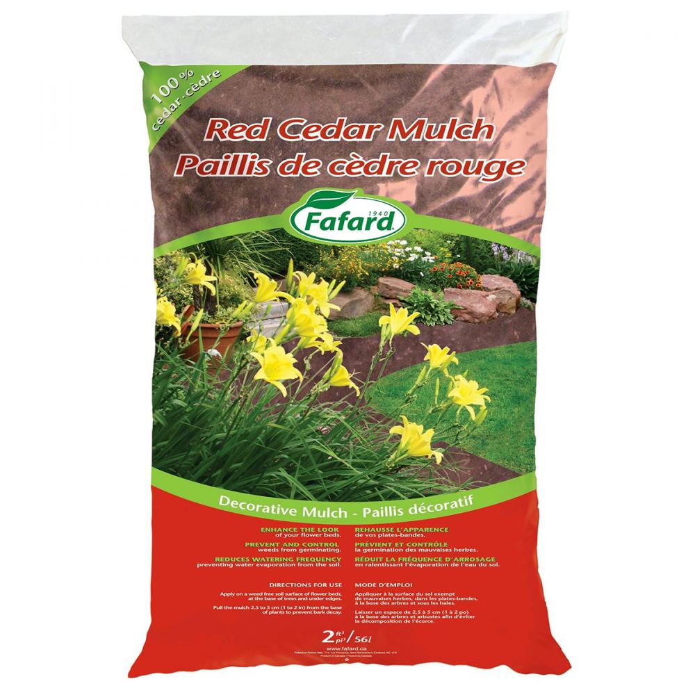 Fafard Cedar Mulch Red 2cuft