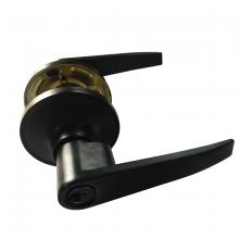 Toolway 100110 - Door Lock Lever Entry Black Straight Handle