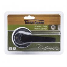 Toolway 100114 - Door Lock Lever Dummy Black Straight Handle
