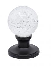 Toolway 100139 - Door Knob Crystal Bubble Dummy Black