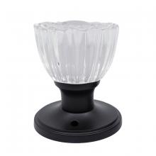 Toolway 100145 - Door Knob Crystal Tulip Dummy Black