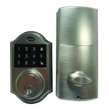 Toolway 100150 - Ornate Electronic Deadbolt Satin Nickel