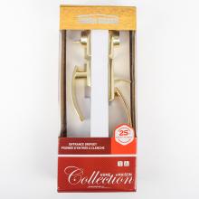 Toolway 100467 - Door Lock Grip Square Polished Brass (Zinc Alloy)