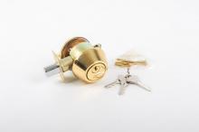 Toolway 100503 - Deadbolt Single Cylinder Polished Brass