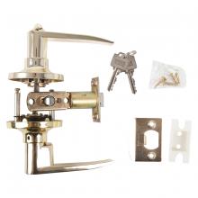 Toolway 100553 - Door Lock Lever Entry Polished Brass
