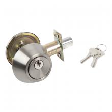 Toolway 100600 - Deadbolt Single Cylinder Stainless Steel