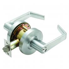 Toolway 100881 - Door Lock Lever Set Privacy Satin Chrome (Commercial) Bent Handle