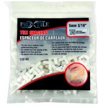 Toolway 110143 - Tile Spacers 5mm (3/16in) 75PC