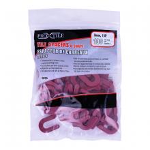 Toolway 110255 - Tile Spacers U-Type 3mm (1/8in) 100PC