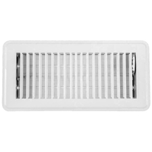 Toolway 110712 - Floor Register Steel 4 x 10in White