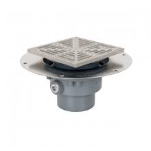 Toolway 530921 - Halo Shower Drain Polished Stainless Ring & Strainer Square