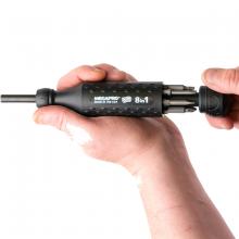 Toolway 80000217 - MegaPro Screwdriver Original 8-in-1 Multi Bit Black