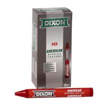 Toolway 80005010 - 12pk American Marking Crayon Round 5 x 9/16 Red