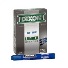 Toolway 80052112 - 12pk Lumber Crayons Dixon Lumber Crayons Hexagon 4 1/2 x 1/2 Soft Blue