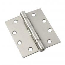 Toolway 81048233 - Full Mortise Ball Bearing Butt Hinge 4-1/2in Brushed Nickel