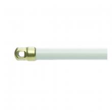 Toolway 82077601 - Round Sash Curtain Rod 21-40in White 2/Bag