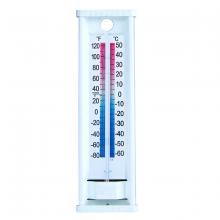 Toolway 87028614 - Indoor/Outdoor Aluminum Wall/Window Mount Thermometer 9in