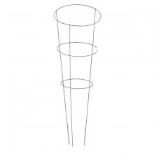 Toolway 88030902 - Heavy Duty Wire Tomato Cage Galvanized 4-Ring 54x18"
