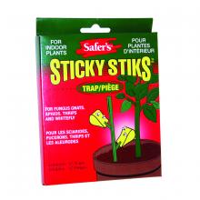 Toolway 88041522 - Safer's Indoor Plants Sticky Sticks 12/Pk