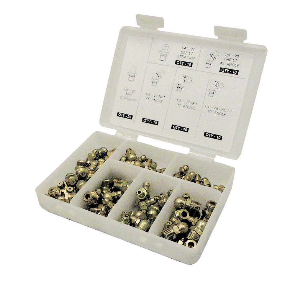 80-PC SAE Grease Fitting Set