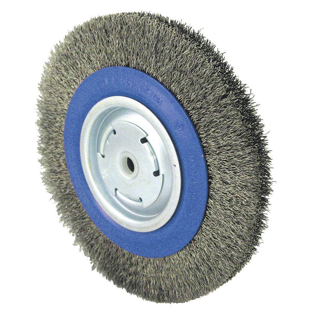 Crimped Wire Wheel Brush - SST - 8&#34; x 7/8&#34;