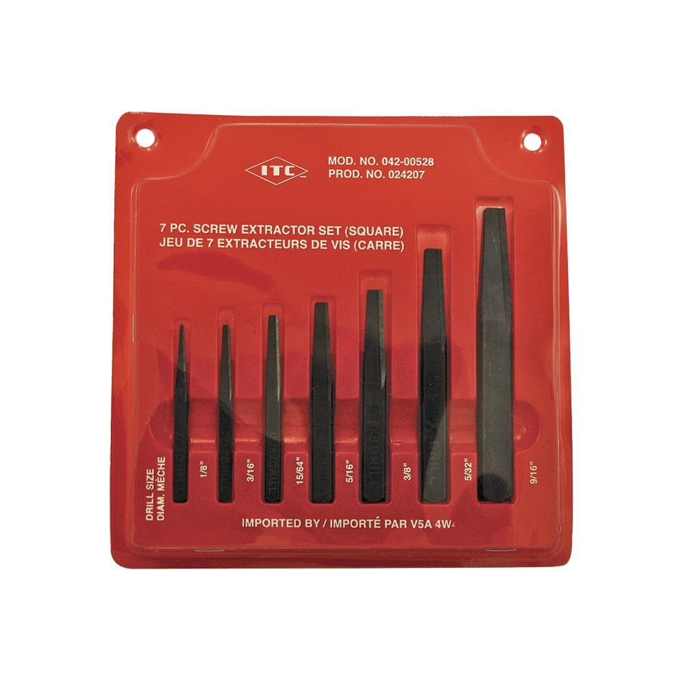 7 PC Square Extractor Set