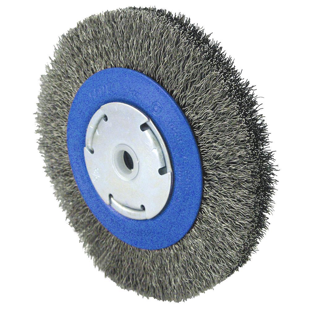 Crimped Wire Wheel Brush - SST - 6&#34; x 7/8&#34;