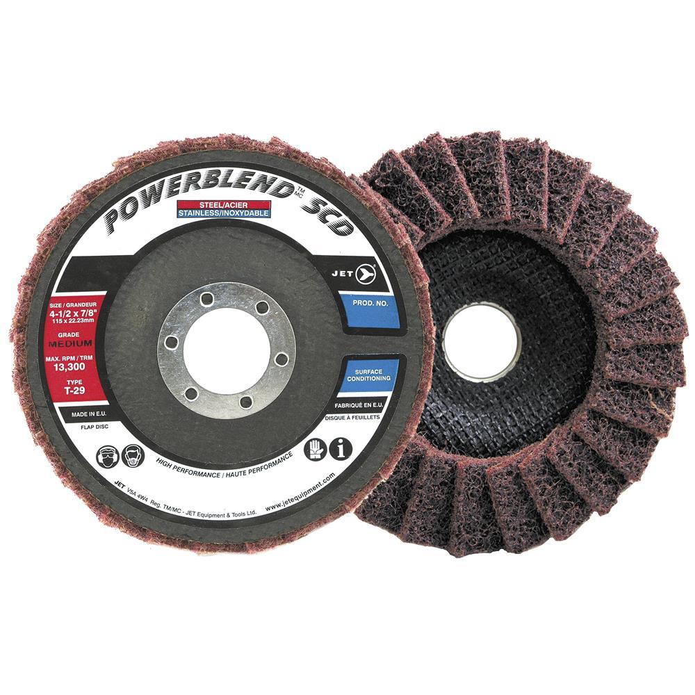 5&#34; x 7/8&#34; Fine POWERBLEND SCD T29 Surface Conditioning Flap Disc