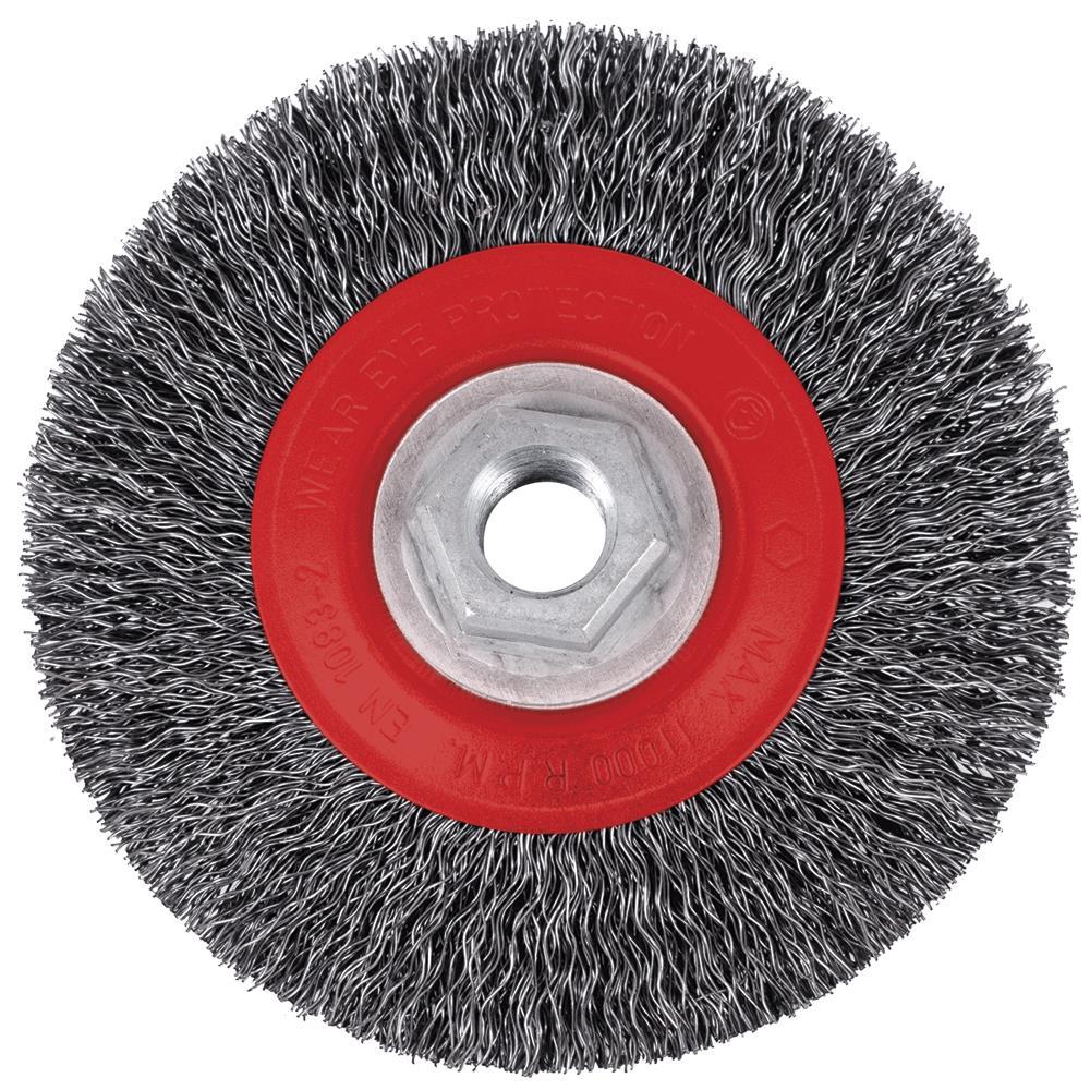 4-1/2 x 5/8-11NC Crimped Wire Brush - High Performance