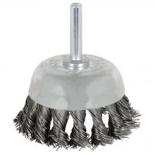 Jet - CA 550802 - Shaft Mounted Knot Twisted Cup Brush - 2-3/8" x 1/4"