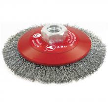 Jet - CA 554126 - 6 x 5/8-11NC Crimped Conical (Bevel) Brush - High Performance
