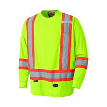 Pioneer V1051260U-XL - Bird's-Eye Long-Sleeved Safety Shirts