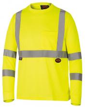 Pioneer V1054260U-M - Bird's-Eye Long-Sleeved Safety Shirts